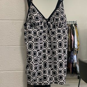 Tropical Escape Tankini sz 14
